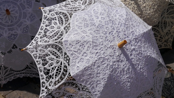 sun umbrellas lace fashion