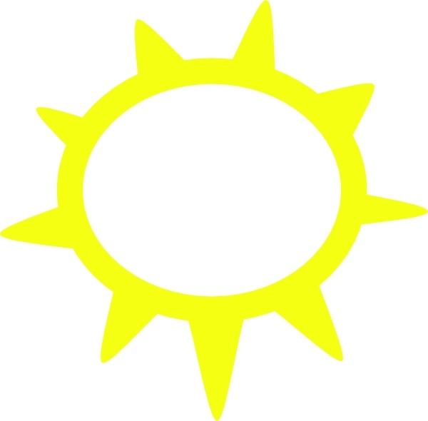Sunny Weather Symbols Clip Art Free Vector In Open Office Drawing Svg