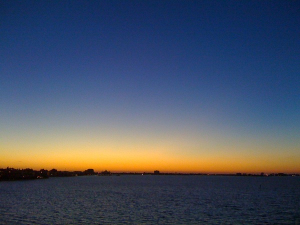 sunset florida coast