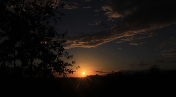 sunset pignon at pignon haiti 