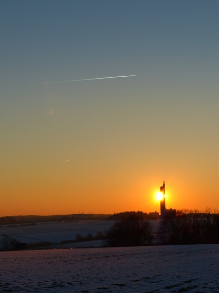 sunset sun tower