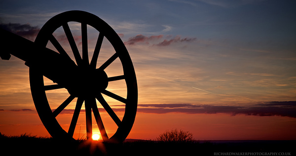 sunset wagon wheel