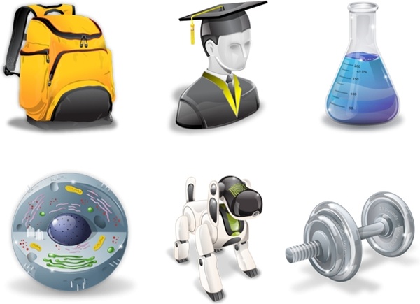 Super vista education icons icons pack