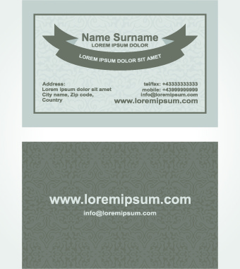 superior business cards design template vector