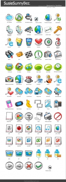 SusieSunnyBaz Icons icons pack