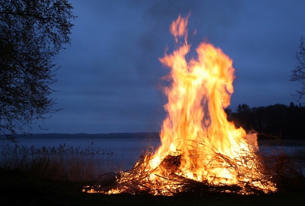sweden fire flames