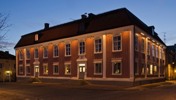 sweden town hall sky