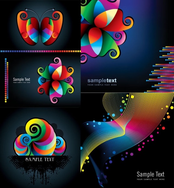 symphony background vector graphic