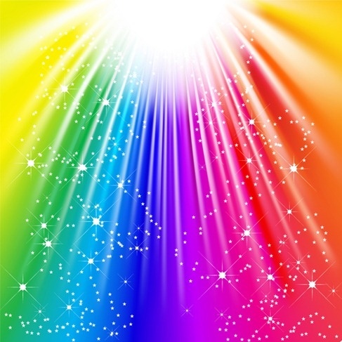 Symphony of Light Rays vector graphic 