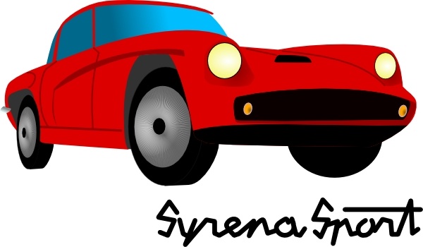 Syrena Sport clip art
