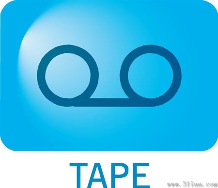 tape icon vector
