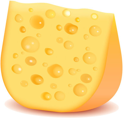 tasty cheese vector illustration