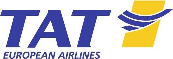 Tat european airlines Vectors graphic art designs in editable .ai .eps ...