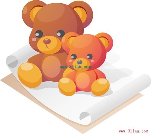 teddy bear vector 