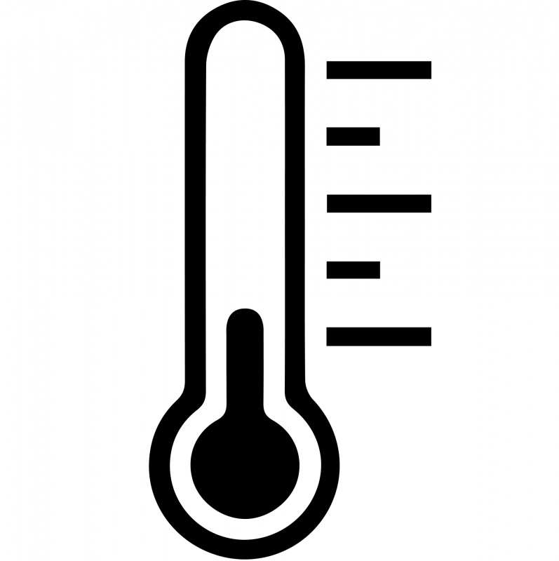 temperature low sign icon vertical design flat black white sketch