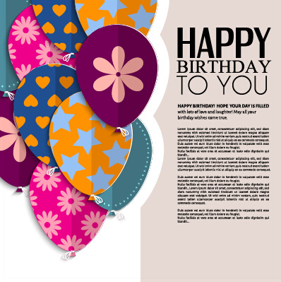 Happy birthday greeting cards free vector download (17,695 ...