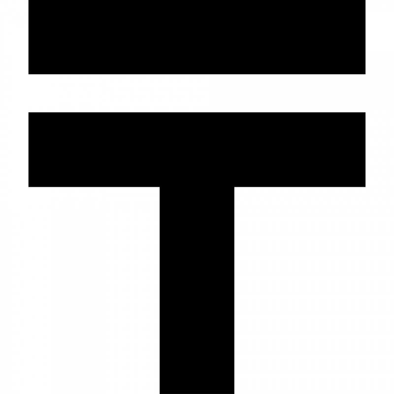 tenge currency sign flat black white sketch
