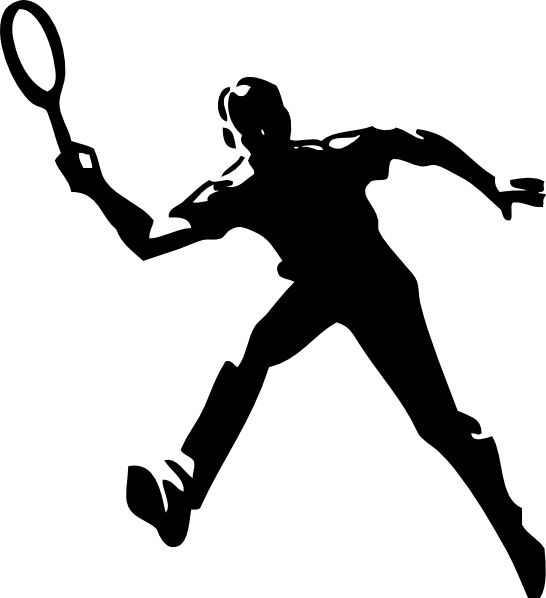 Tennis Player clip art