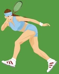 tennis sport vector 2