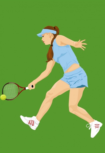 tennis vector