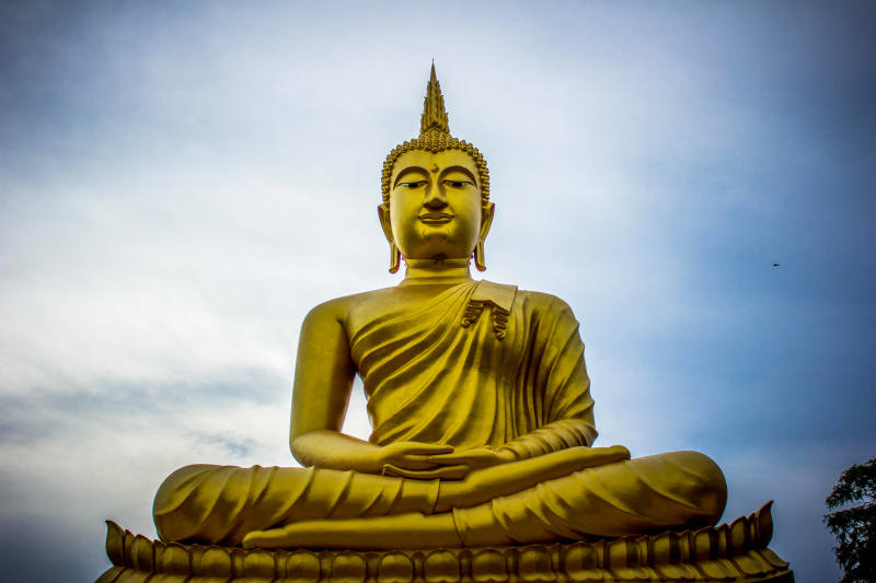  thailand scenery picture calm buddha statue