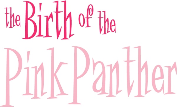 the birth of the pink panther