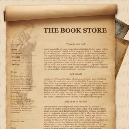 The Book Store Template