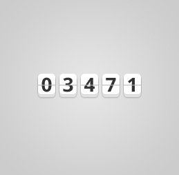 the countdown template counterpsd layered