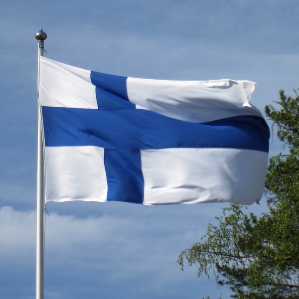 the finnish flag blue cross flag finland