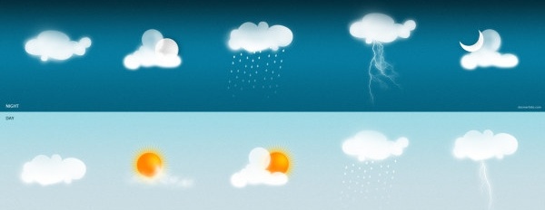 the gentle weather icon psd