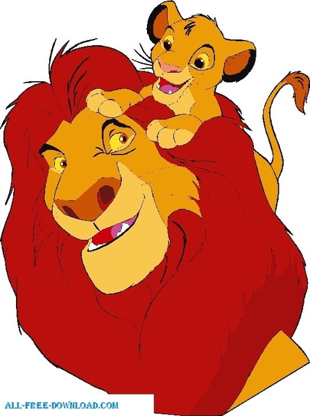 The Lion King GROUP003 Free vector in Encapsulated ...
