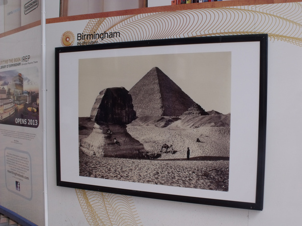 the rep centenary square hoardings wonders of the world photos f bedford pyramid and sphinx