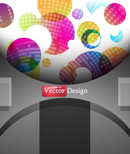 the rings background design 03 vector