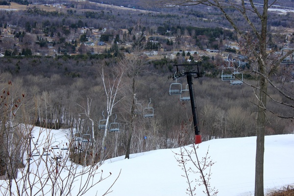 the ski lift at rib mountain state park wisconsin 
