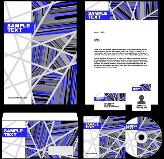 the trend of packaging cover design 03 vector