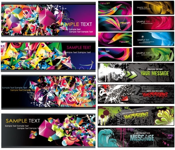 the trend of several ultrabeautiful vector background