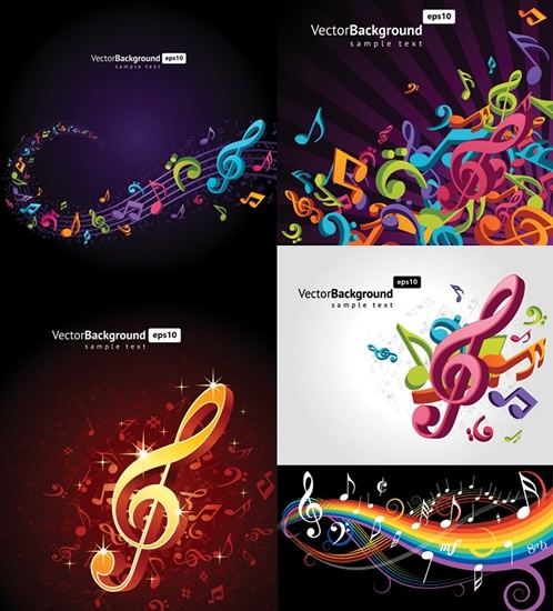 music background templates colorful modern dynamic 3d decor