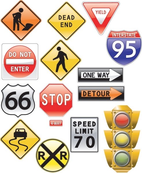 theme of vector signs