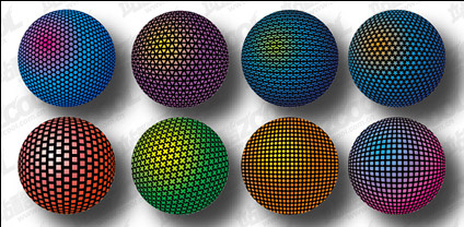 Three-dimensional spherical design material 