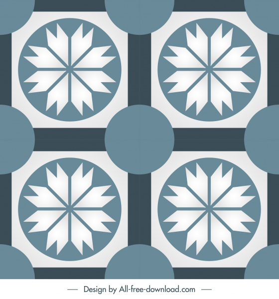 tile pattern template flat symmetric repeating decor 