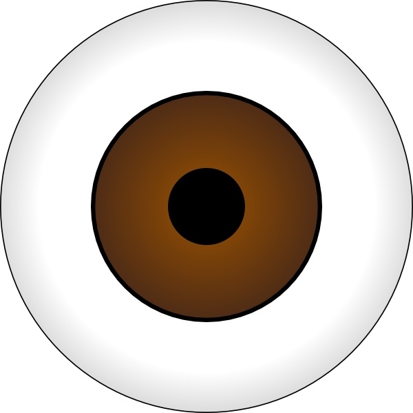Tonlima Olhos Castanhos Brown Eye clip art