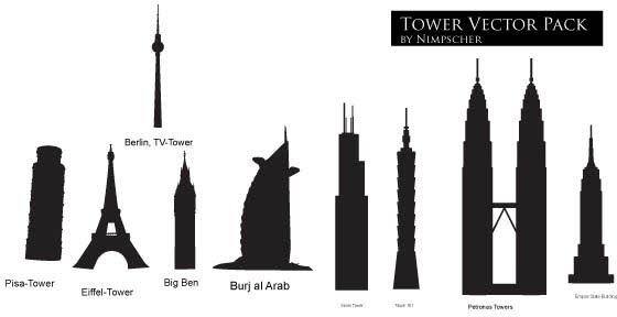 Tower vector pack
