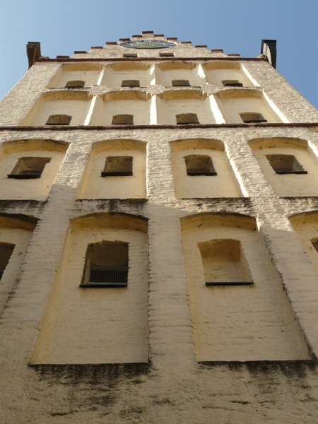 tower white horn window
