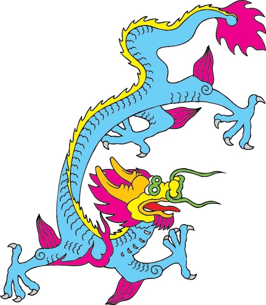 traditional dragon vector vector