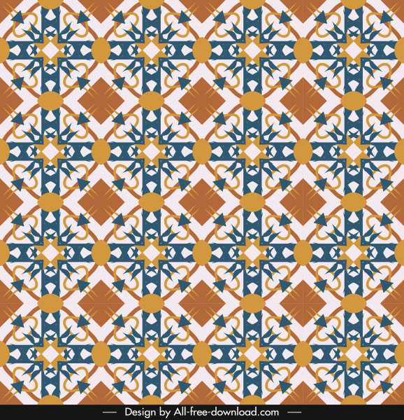 traditional pattern template classical colorful design repeating symmetry