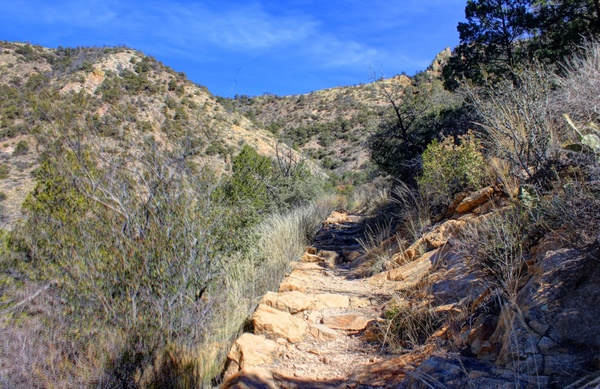 trail gets harder at big bend national park texas