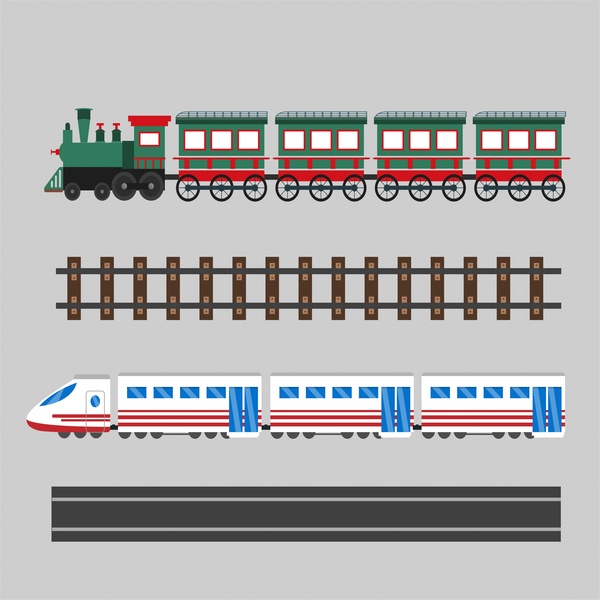 train system design elements classical and modern styles