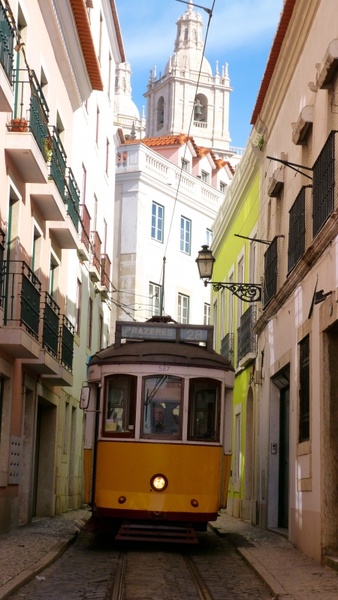 tram means of transport old town