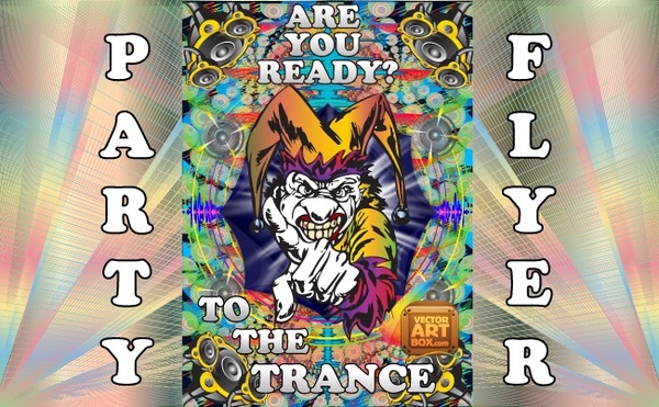Trance Party Flyer