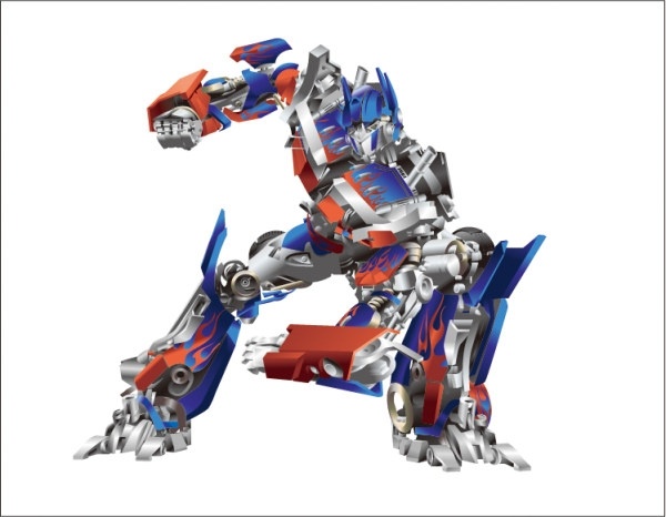 transformers optimus prime vector